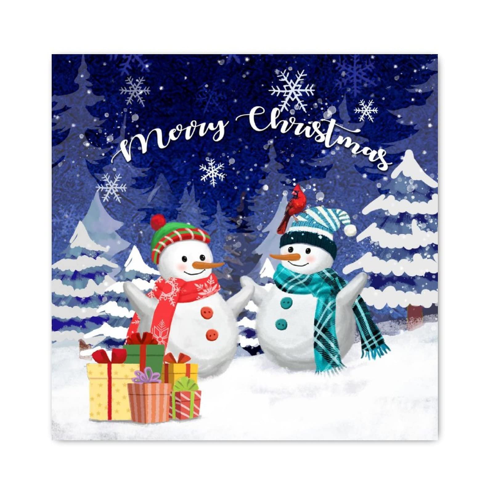 Panneau en bois Merry Christmas avec finitions artisanales rustiques