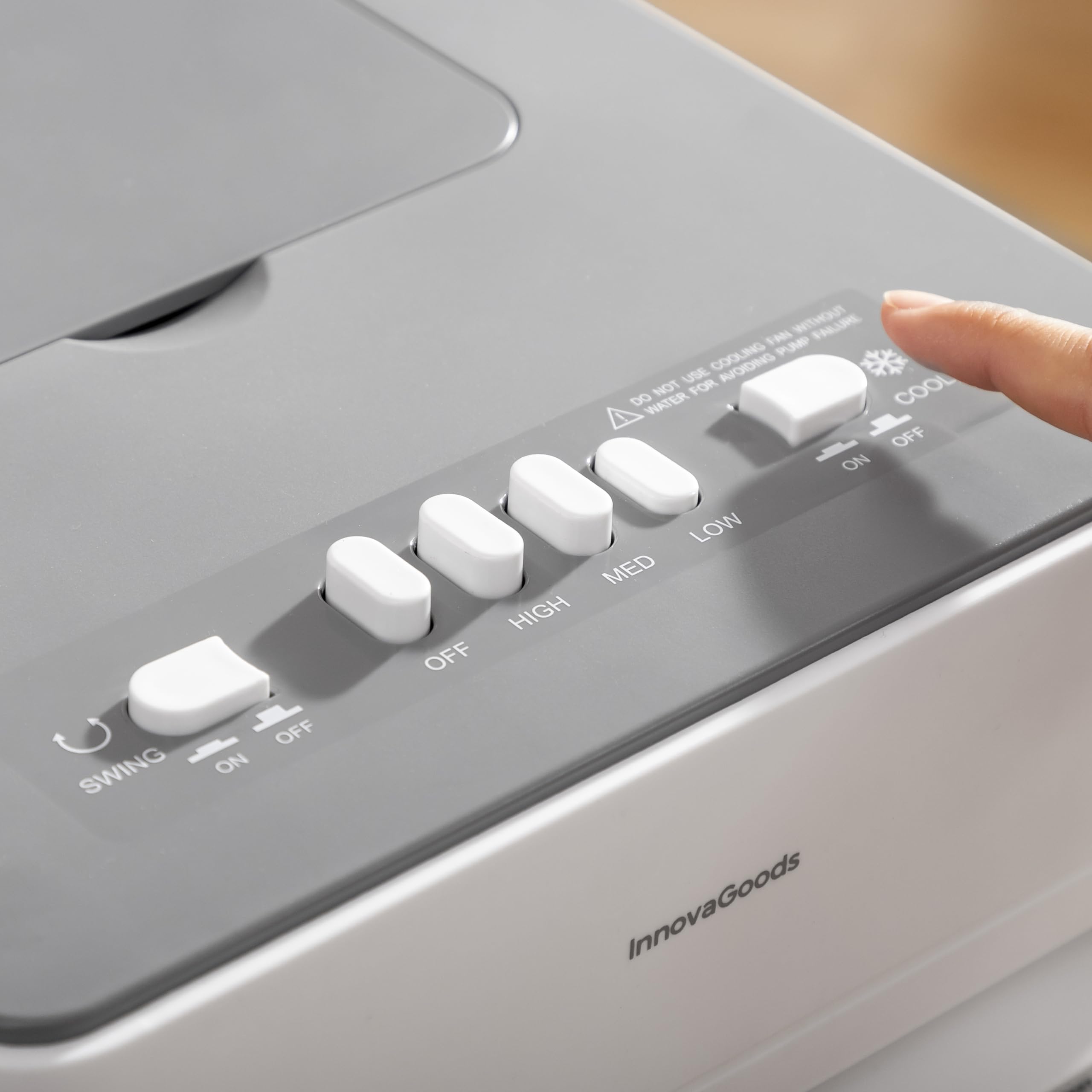 Climatiseur à Évaporation Portable Multifonction Airvecove InnovaGoods 5 L 65 W