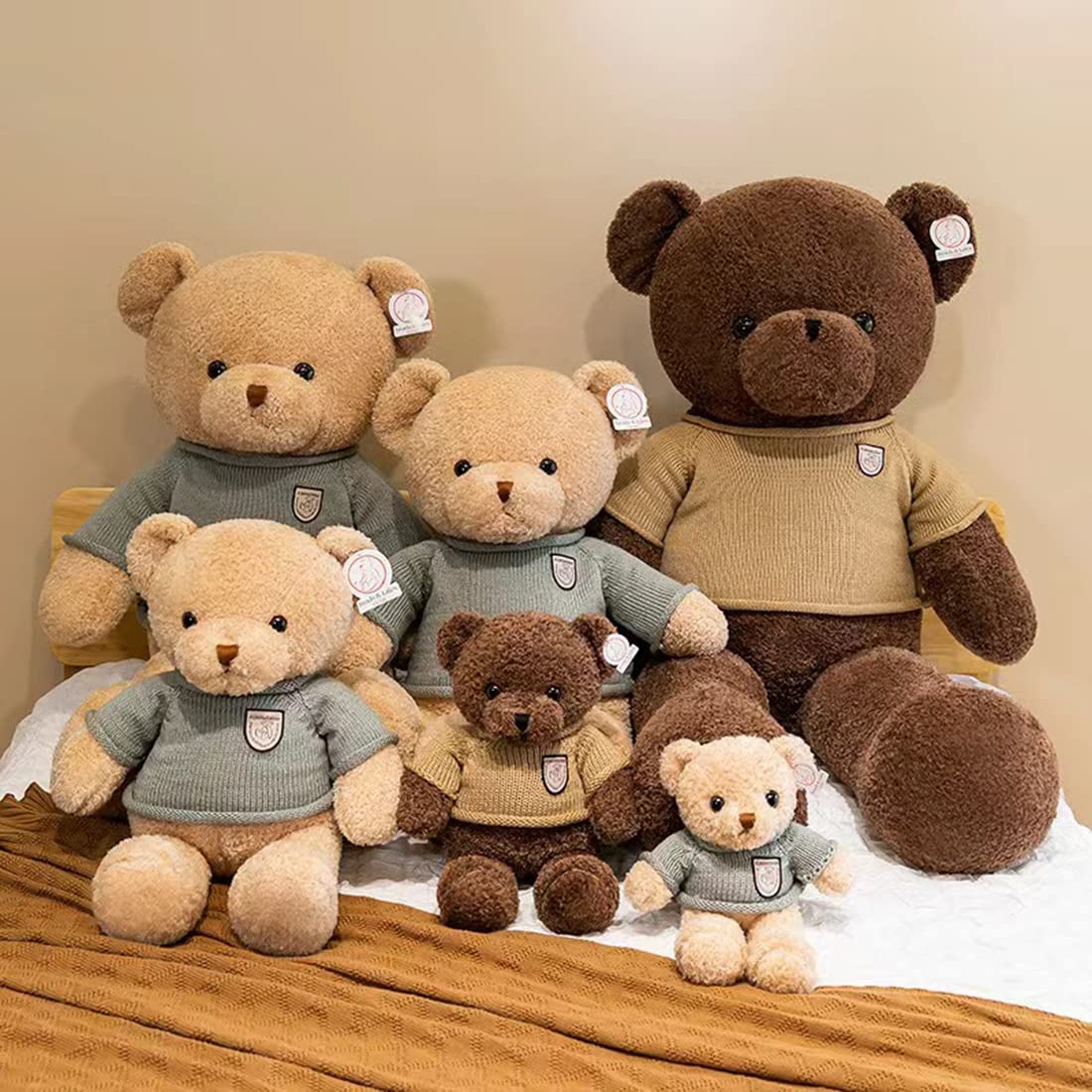 クマと丸いぬいぐるみセット まるくまポーラBIG ろっきー（おさかな
