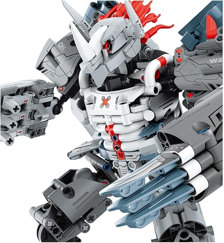 Miniatura 3 de STEM - Juguete de construcción de ingeniería mecánica, robot Mecha para desarmar, 965 piezas, kit de construcción de bricolaje, juguetes de