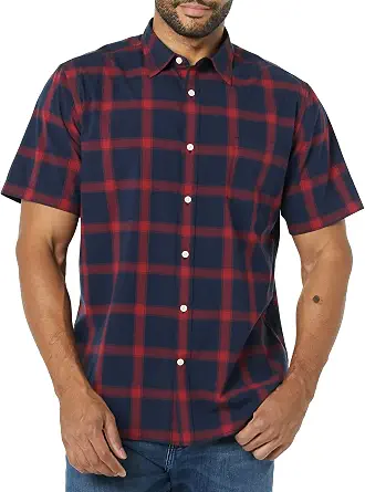 Amazon Essentials Men's Slim-Fit Short-Sleeve Poplin Shirt