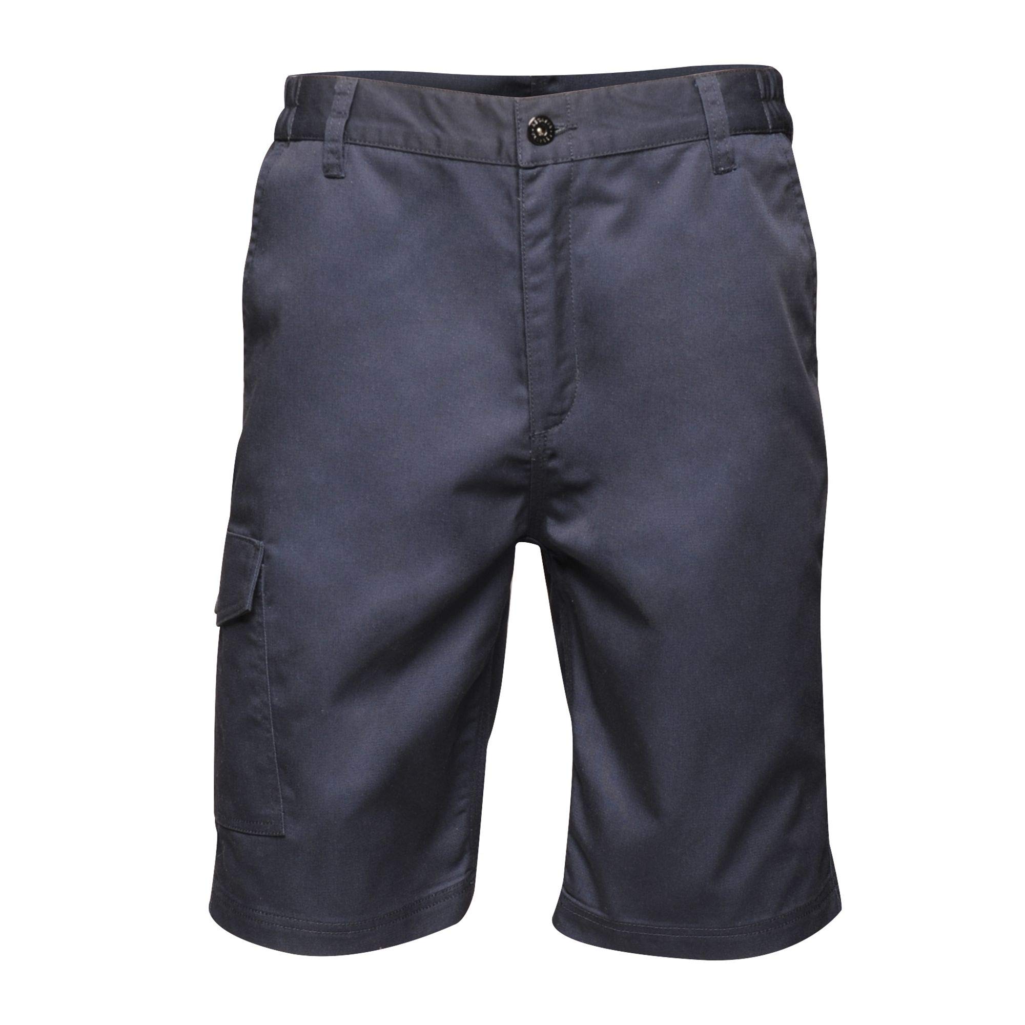 Regatta Professional Men's Pro Reinforced Cargo Shorts, Durable & Water Repellent - Perfect for Outdoors & Workwear Blue