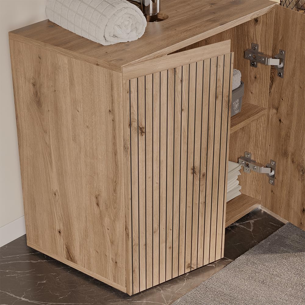 Vicco Waschbeckenunterschrank Takumi, Artisan, 60 x 58 cm
