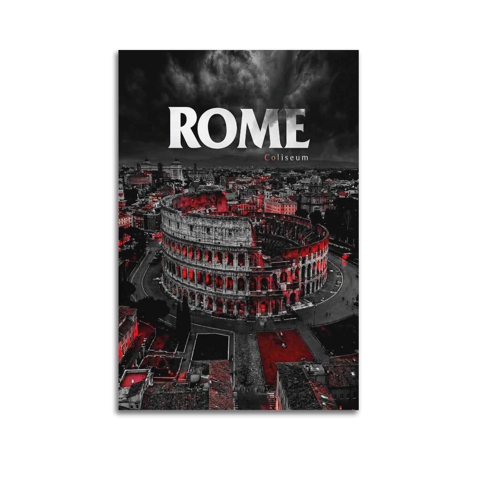 ESTE Vintage Travel Poster Rome Coliseum Decorative Painting Canvas Modern Art Picture 16x24inch(40x60cm)