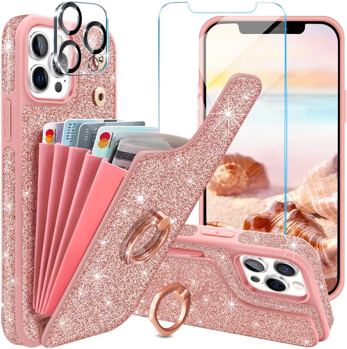 Asuwish Cover per iPhone 12 Pro con Pellicola Vetro