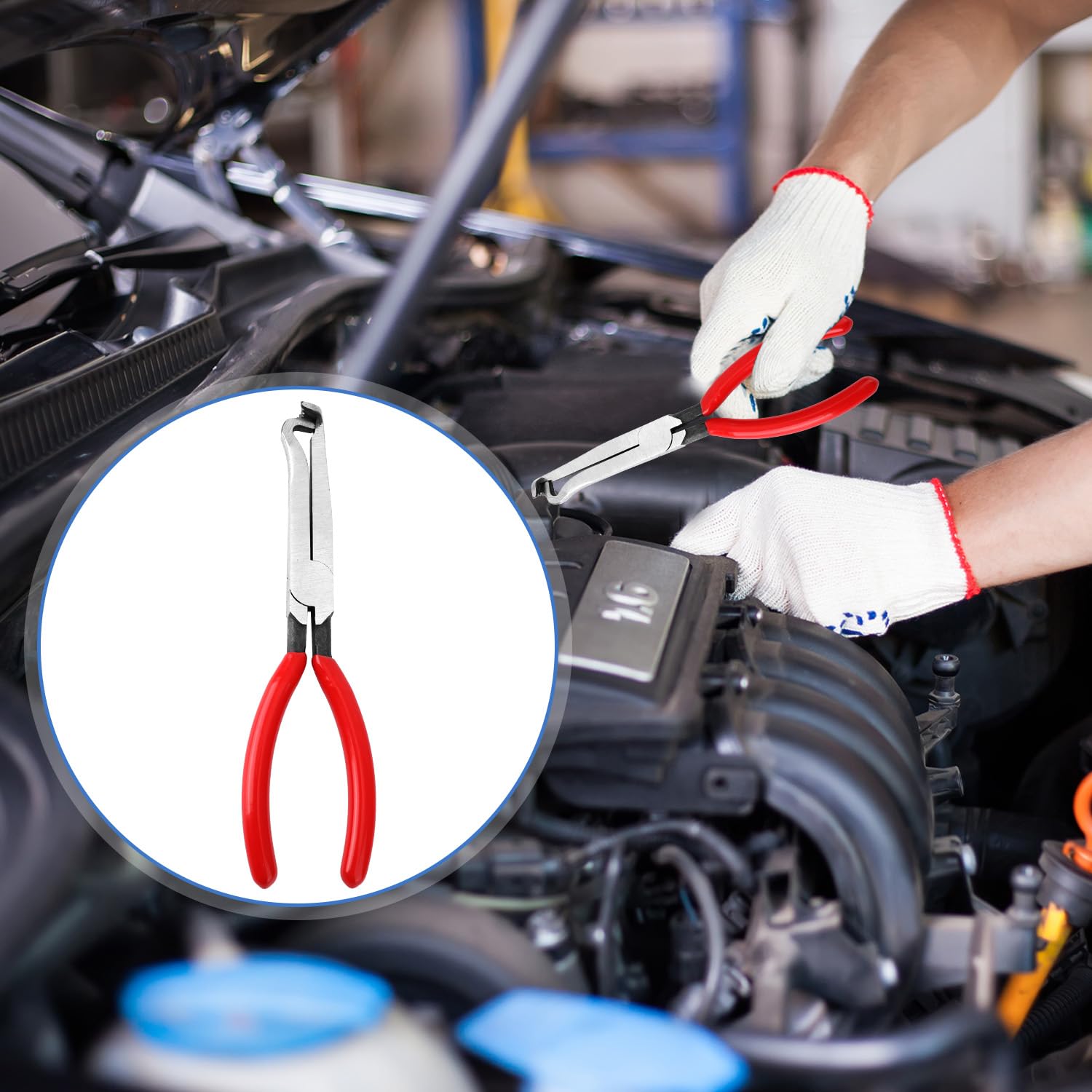 3pz Sconnettore Elettrico Pinza Kit, Autoveicolo Terminale Rimozione Attrezzo Filo Connettore Separatore Pinze Universale Kit Attrezzi per Automobile Camion Riparazione (Rosso)