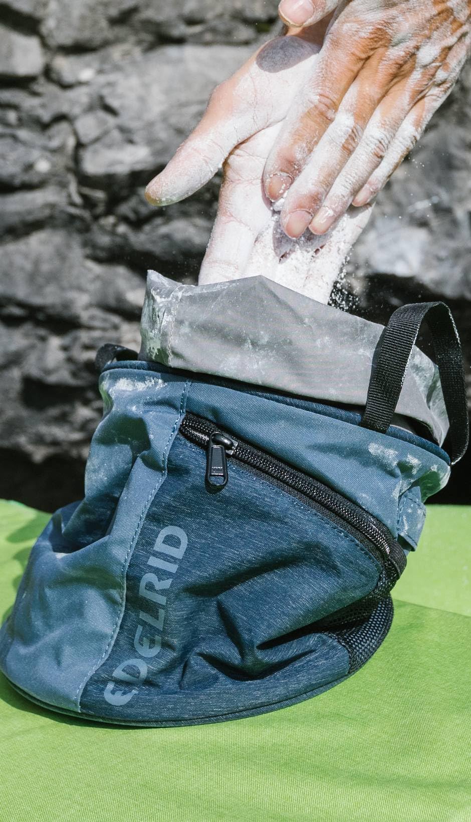 Edelrid Unisex Boulder Bag Herkules Chalkbag, Delfin, OneSize