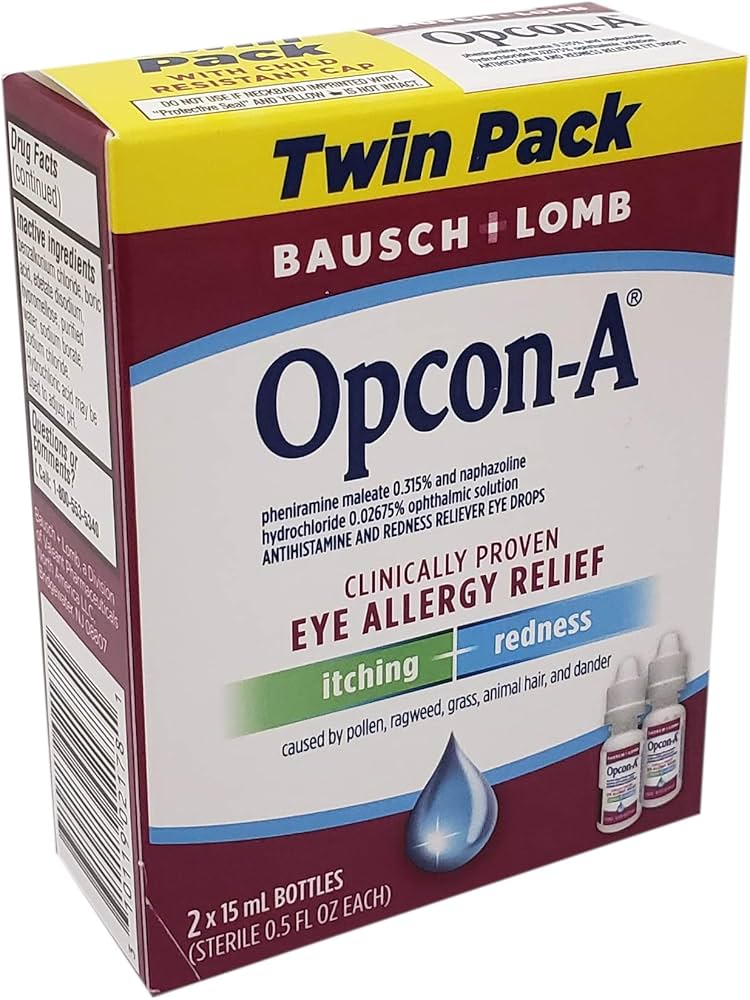 OpconA Eye Allergy Relief Eye Drops, 55 OFF