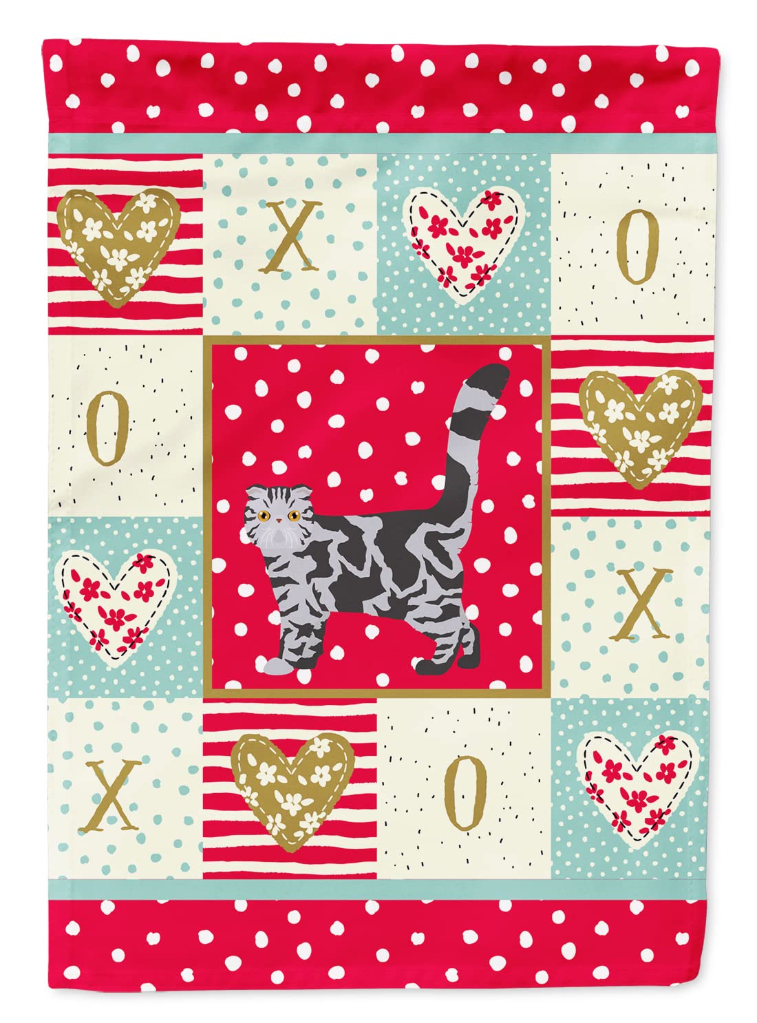 Drapeau chat Foldex Exotic Fold célébrez l'amour des animaux avec cette décoration multicolore