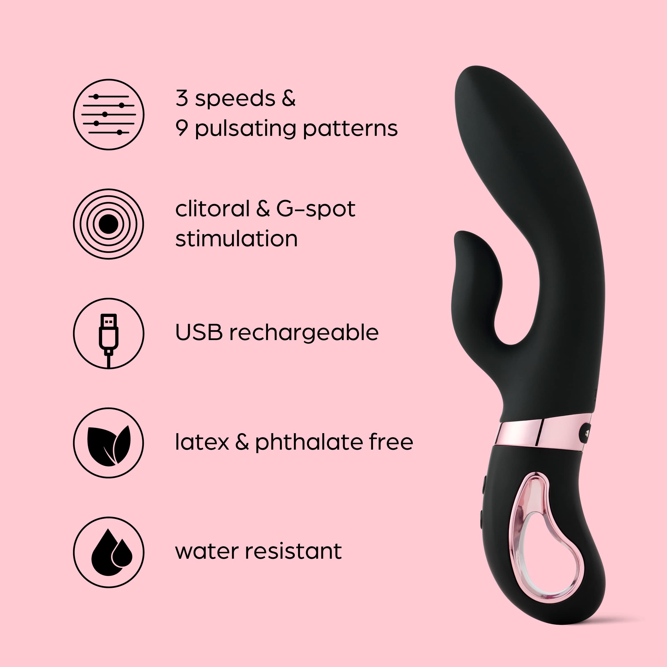 So Divine - Black Magic Rabbit Vibrator