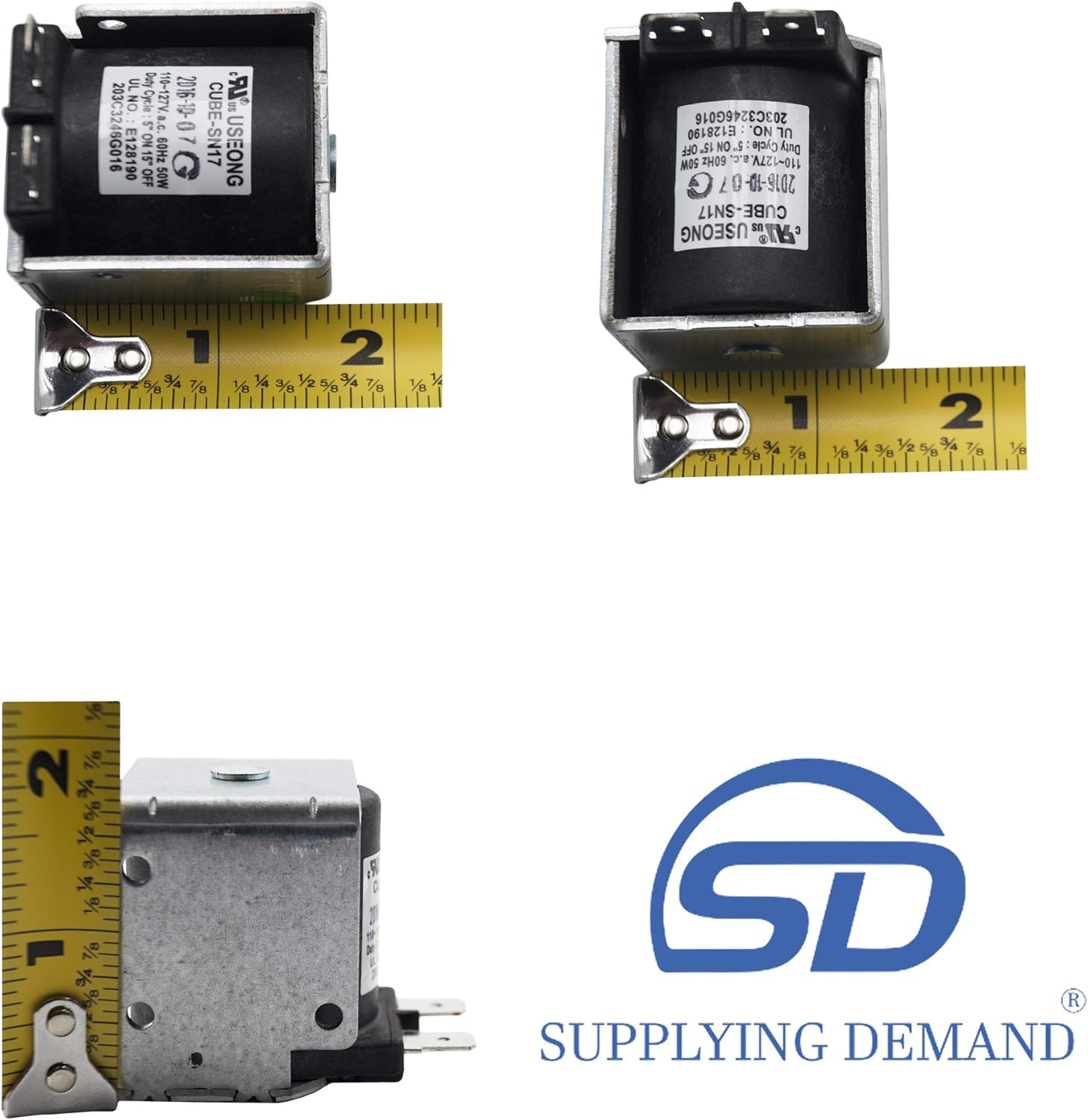 🔥 Crazy Deals Supplying Demand WR62X23154 WR02X20425 Refrigerator Ice Cube Crusher Solenoid Service Kit