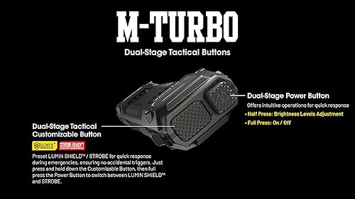 Miniatura 5 de Nitecore EDC29 EDC Linterna táctica, 6500 lúmenes USB-C recargable, forma plana delgada con foco, modos estroboscópicos, pantalla digital