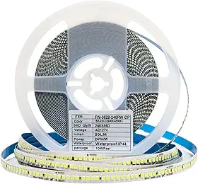 Fita Led 240 Leds/m 10 Metros 110v Branco Frio Neutro Quente (110V - Branco Neutro 4000K)