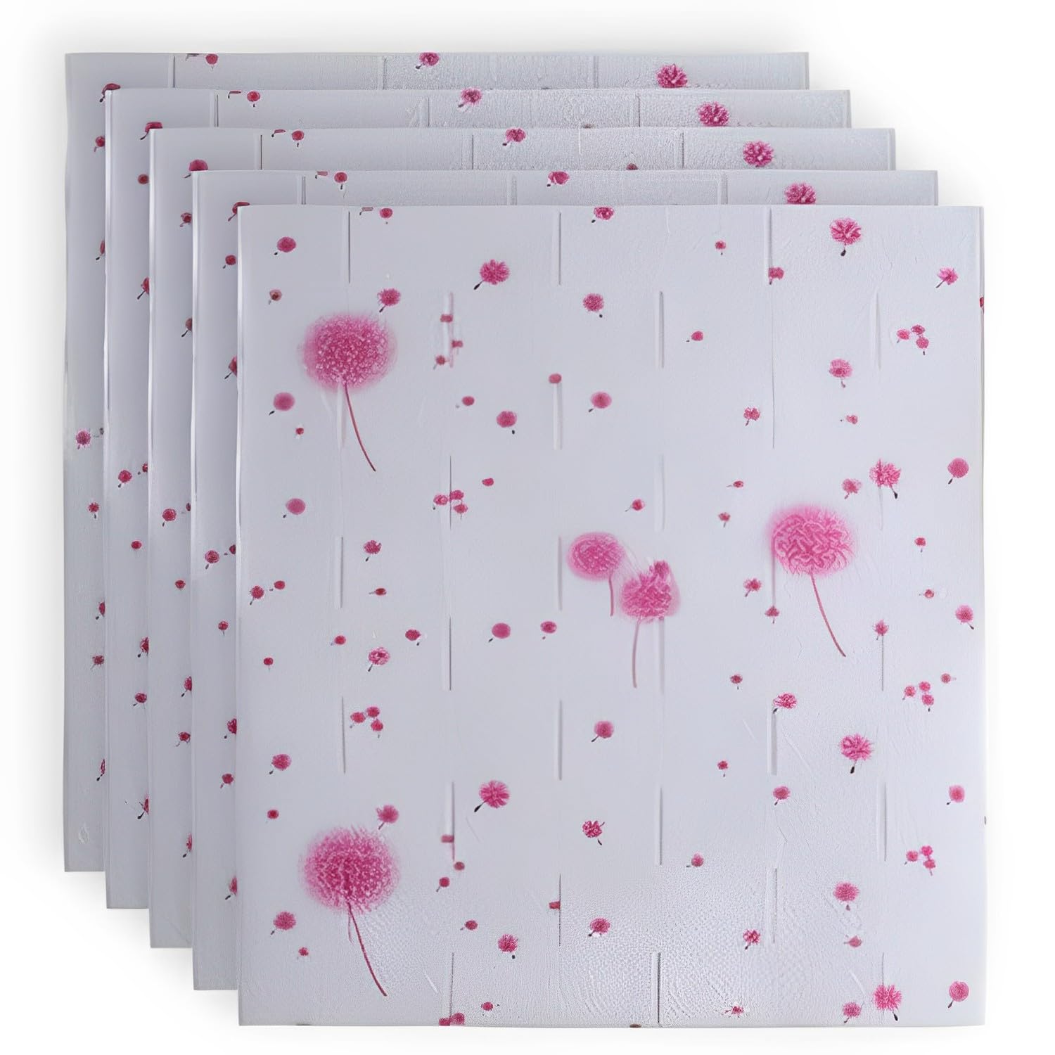 Kuber IndustriesFoam Brick Pattern 3D Wallpaper for Walls|Soft PE Foam|Easy to Peel, Stick & Remove DIY Wallpaper|Suitable on All Walls|Pack of 5 Sheets, 70 cm X 77 cm