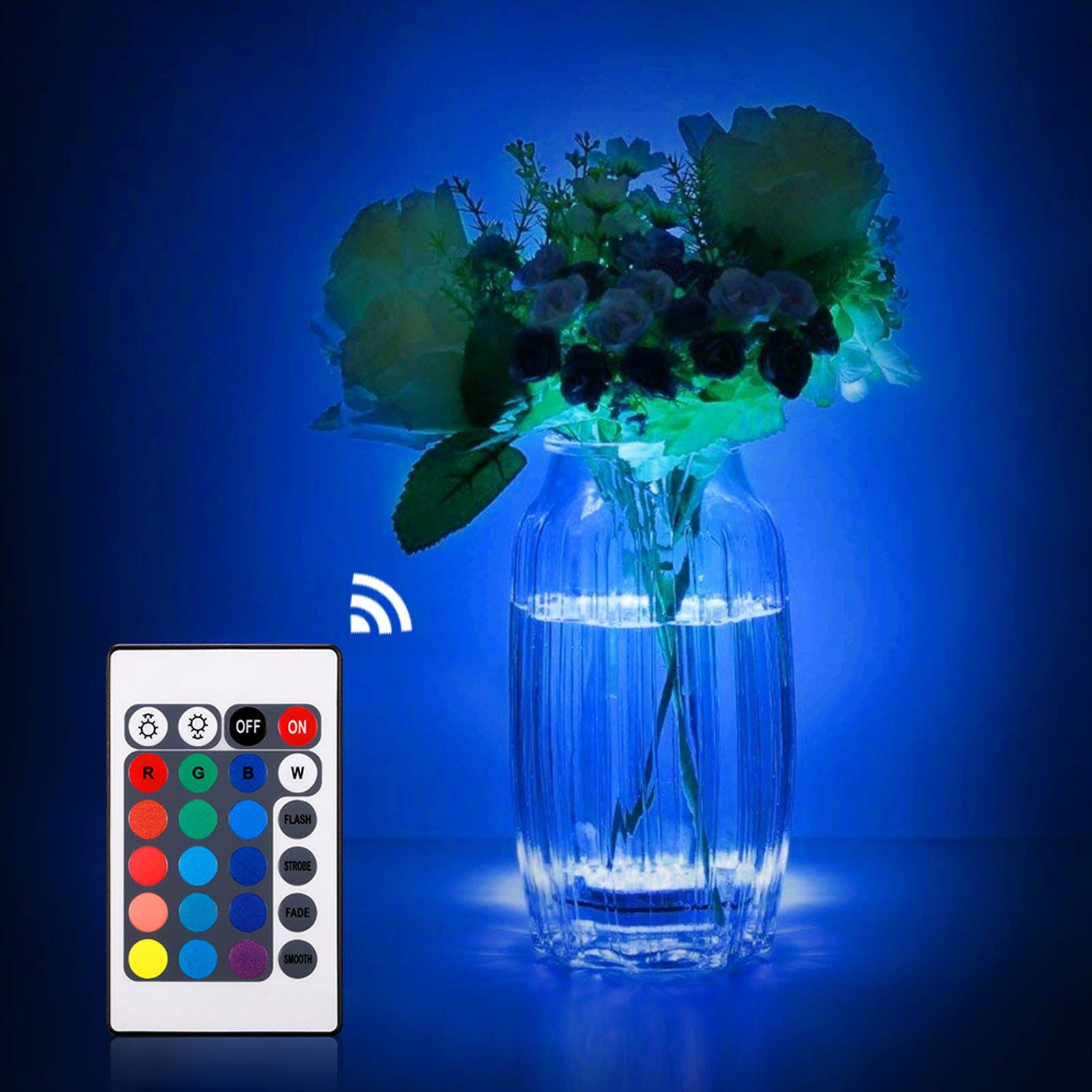 Submersible LED Lights, Remote Controlled 16 Color Changing Waterproof Underwater Lights for Shower Bathtub Aquarium Hot Tub Pool - Image 4