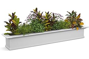 Mayne 4826-W Yorkshire Window Flower Box: Enhance Your Home's Curb Appeal