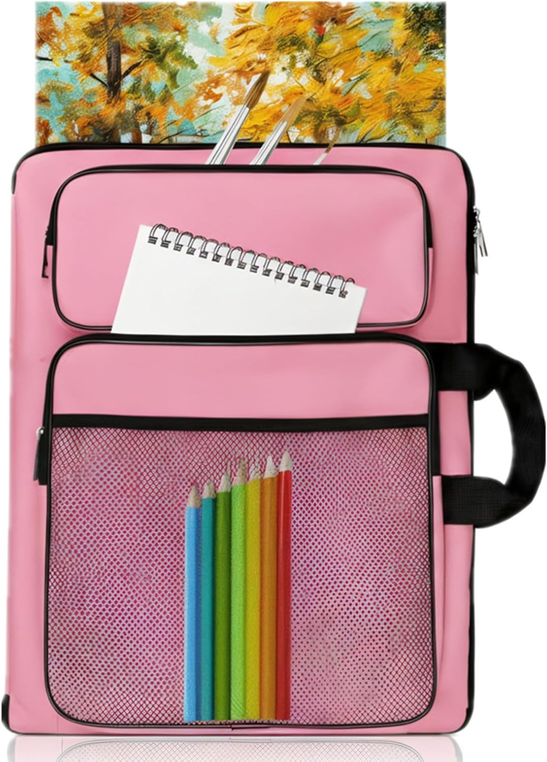 TreochtFUN Art Portfolio Kids Drawing Supply Bag 15 x 18 in for Children Lesson - Artwork Case Storage Sketchbook,Drawing Pencil,Artist Set
