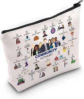 Community TV Show Merchandise Community TV Show Fan Gift Community TV Show Makeup Zipper Pouch (Communit Makeup)