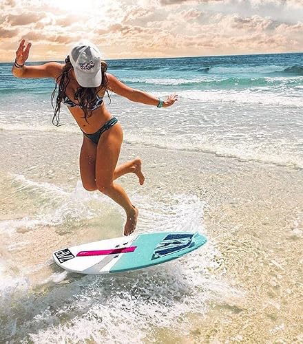 Zap Skimboards - Classic Series Wedge Medium Skimboard 45" (1/2" Thick) - Assorted Colors - Continuous Core With E-Glass Wrap, Polyester Resin, And Tuffcoat Gloss Finish #TOP5