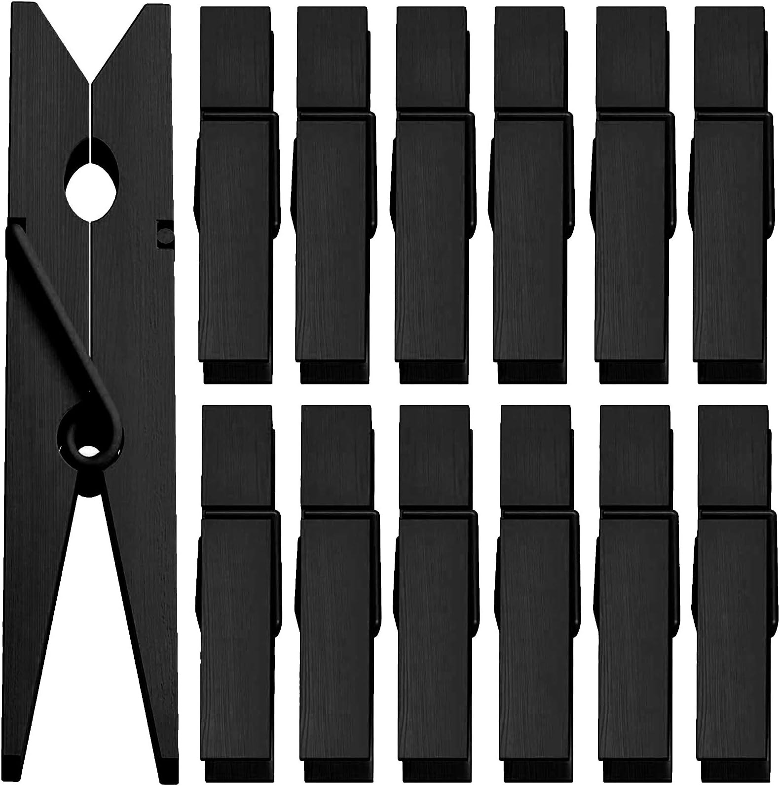 Z 3" Multi Colored Clothespins Wooden Clothes Pins