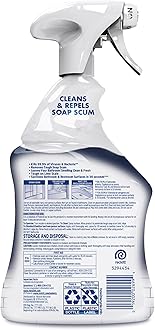 Lysol Power Foaming Bathroom Cleaner, Multipurpose Cleaner For Showers, Bathtubs, Sinks, Disinfectant Spray Kills 99.9% Of Germs, Zero Bleach Cleaning Spray, 32 Oz.