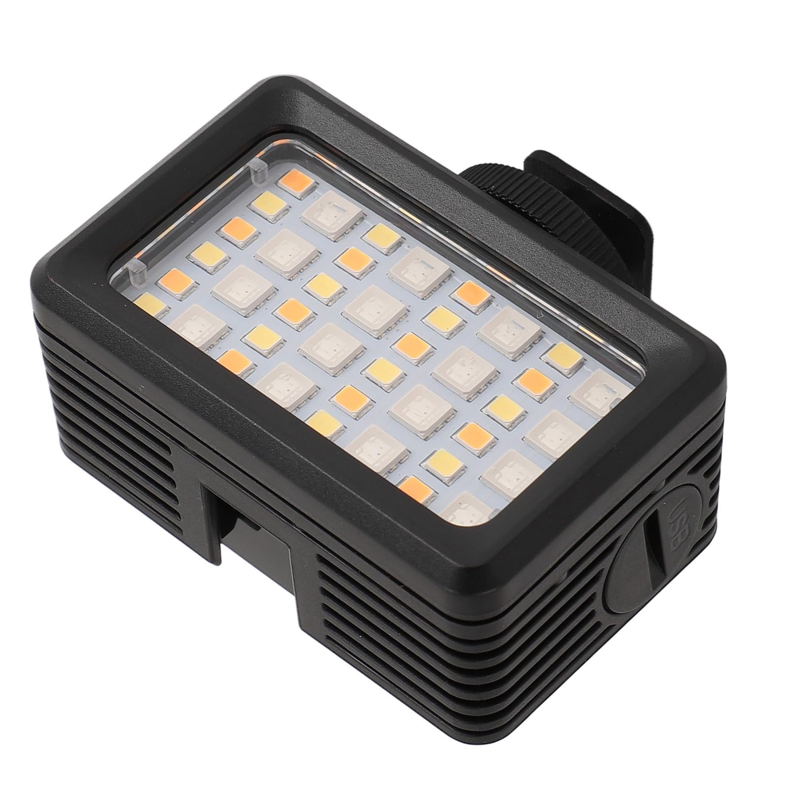 Luce LED per fotocamera, impermeabile fino a 40 m, luce video subacquea RGB con temperatura colore regolabile da 2700 K a 5600 K, portatile, dotata di 40 led, ideale per streaming