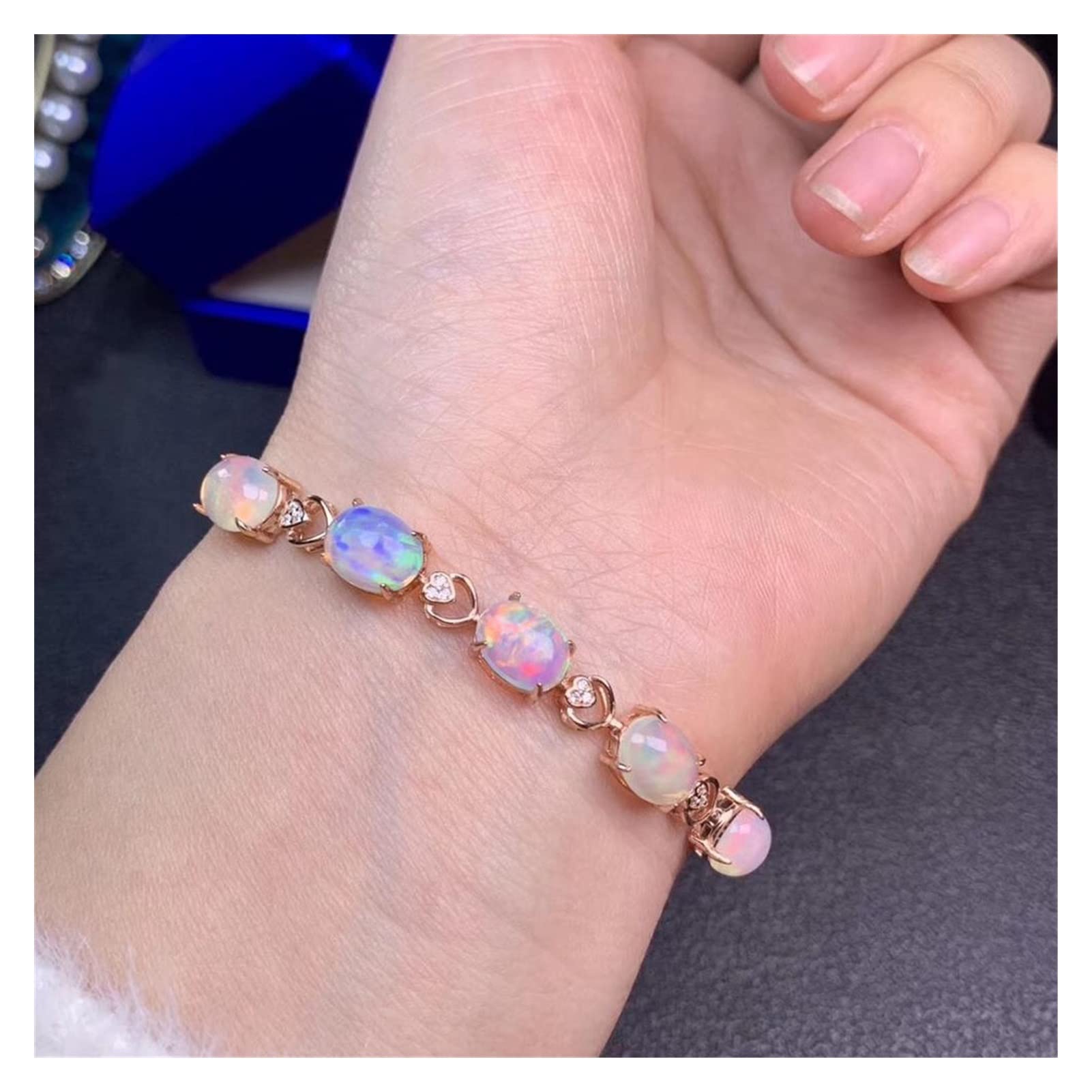 i più Venduti Bracciale con Opale Bracciale con Opale Naturale e Vero 925