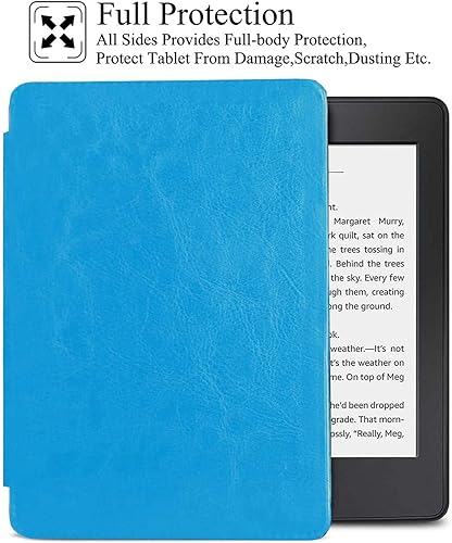 Miniatura 2 de Funda para Kindle Paperwhite 2018, delgada funda protectora de piel sintética con función de apagado y encendido automático para Kindle Paperwhite