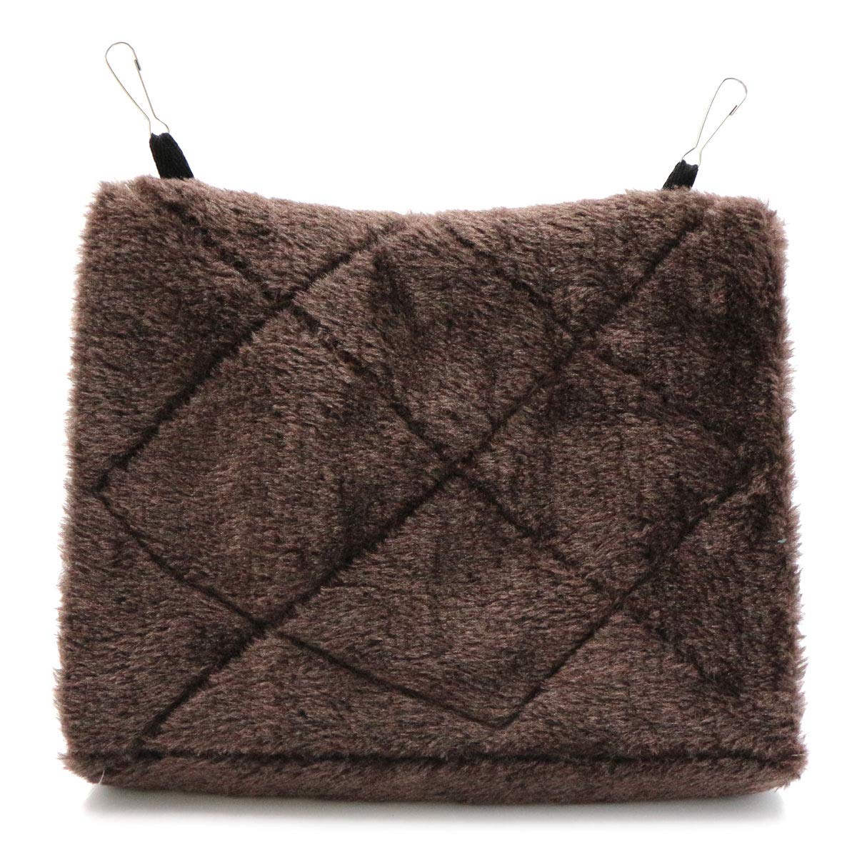Hamac pour Oiseaux Pivoine Perroquet Nid Jouet pour Oiseaux, lit Suspendu pour Cage en Peluche, Nid d'oiseau, Tente, lit Chaud, Animal de Compagnie d'hiver pour Ara, Perruches, Cacatoès, Canaris.