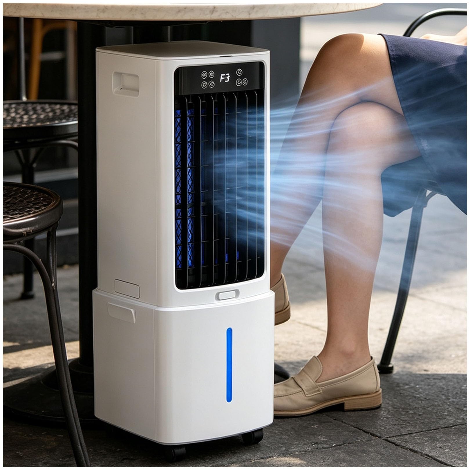 Evaporative Air Cooler for Living Room