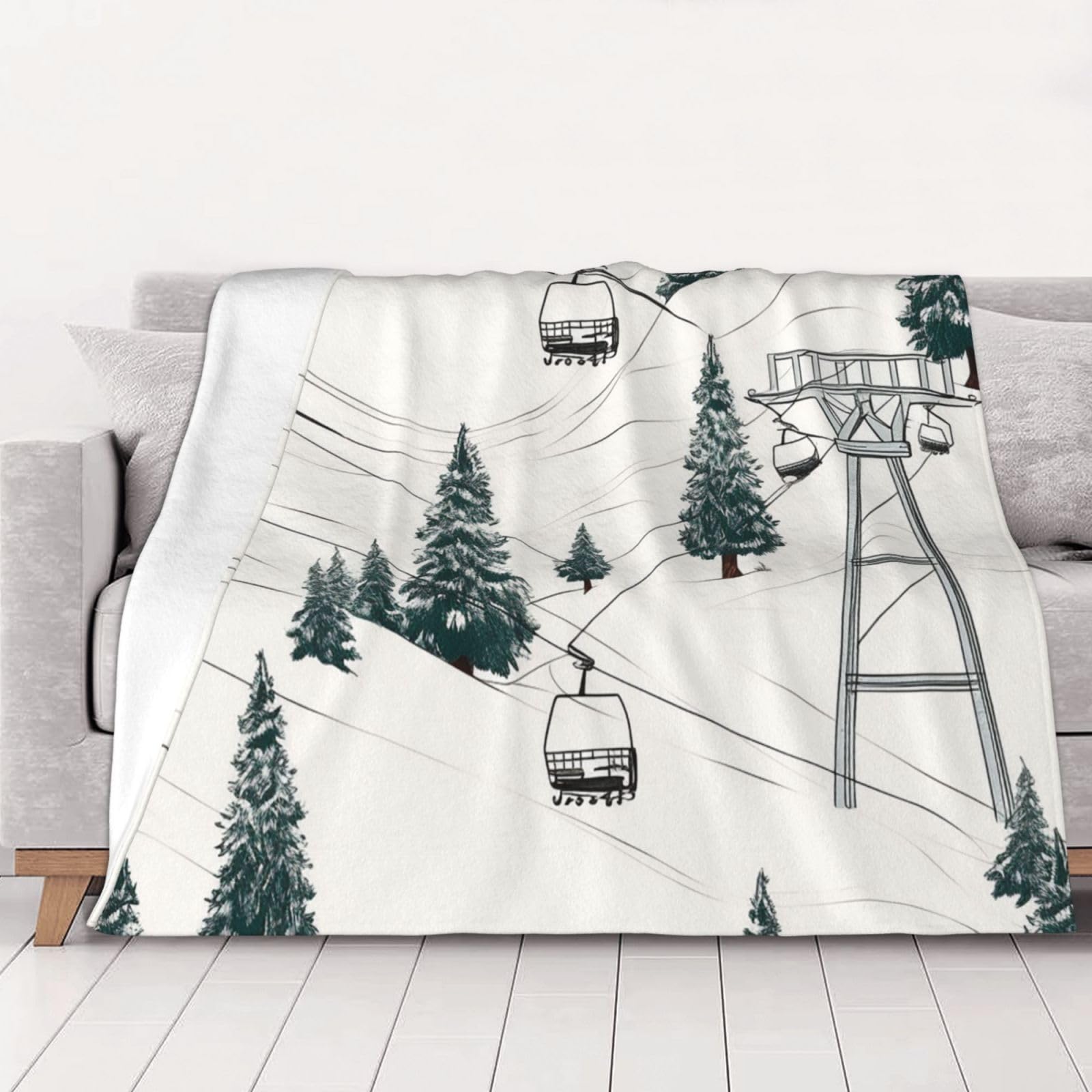 Couverture polaire légère anti-froid pour rester au chaud sur votre chaise de bureau