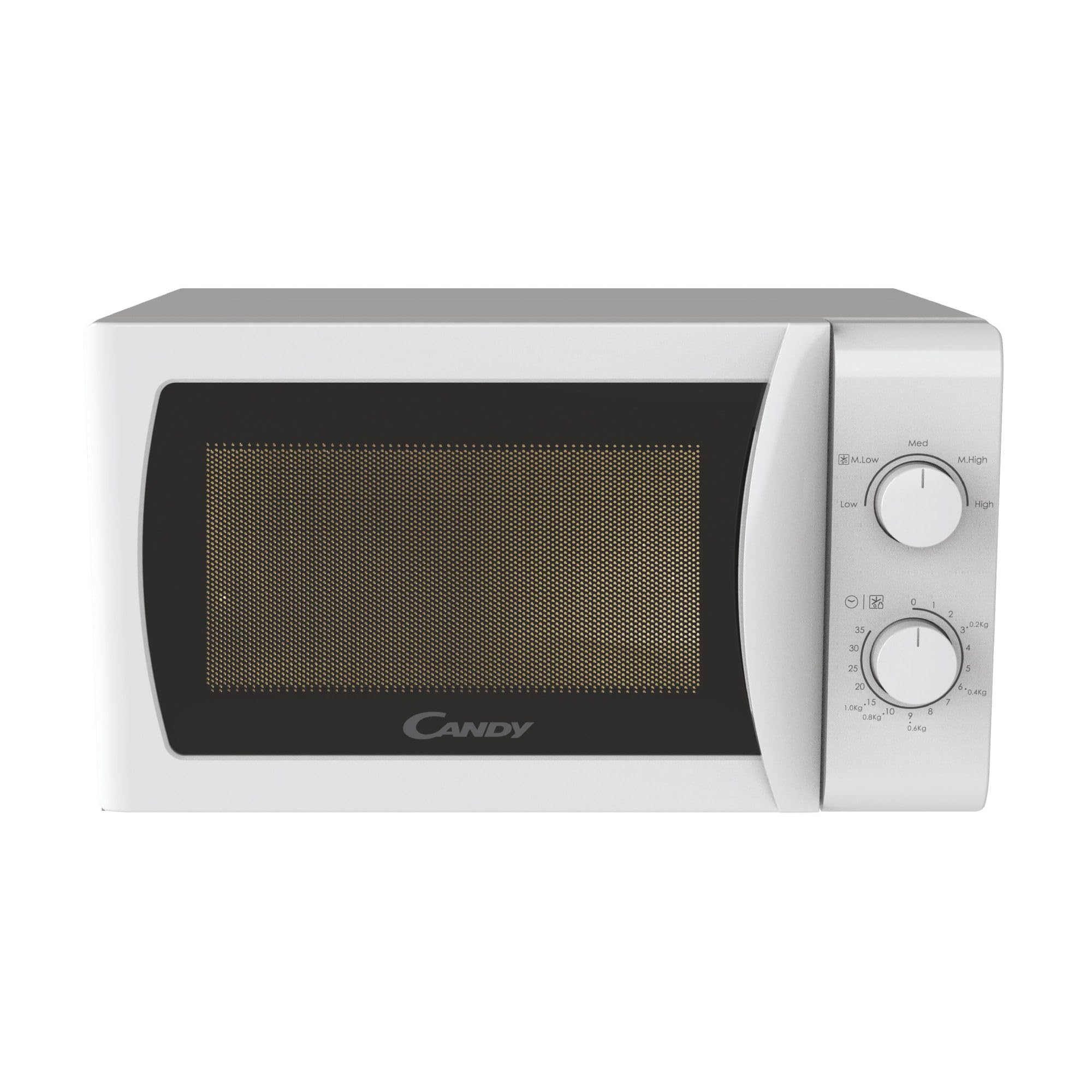 Candy Idea CMW20SMW Four Micro-ondes 700 W 20L, Fonction Décongélation, Plateau Tournant, Blanc