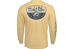 Coastal Vibes in Every Stitch: Men's Morning Wave Long Sleeve Crew Neck Tee