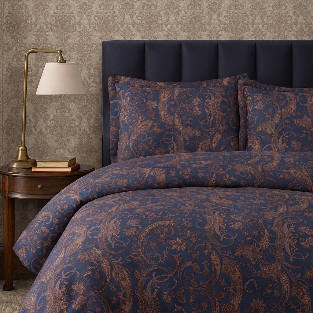 Dreamology Duvet Cover Queen,Bedding Duvet Covers with Button Closure, Microfiber, Piped Edges & Fade Resistant Bedding Set, Includes 1 Queen Duvet Cover & 2 Pillow Shams
