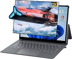2in1タブレットPC【Win 11】【MS 2019 office 標準搭載】13インチ QHD
