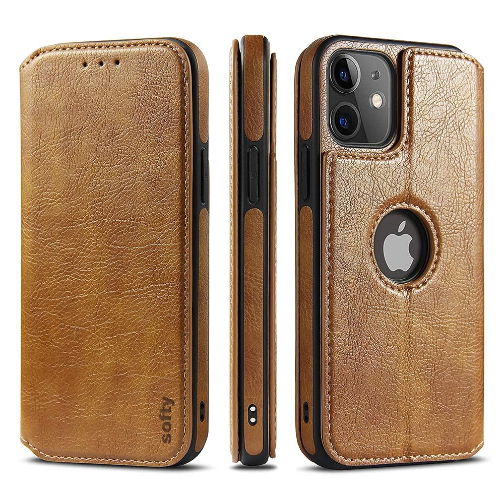 softy Scott Series Leather Finish Magnetic Flip Cover for Apple iPhone 15 Pro Max 6.7 Slim 360* Protection Case, Wireless Charging Supported & Card Slot (Brown) (B0CJVJ7B5V) Amazon Price History, Amazon Price Tracker