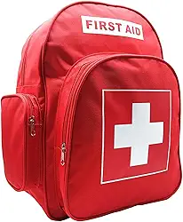 Jipemtra Mochila de primeiros socorros, mochila médica vazia, bolsas de emergência, trauma, para acampamento, férias, ao ar livre, animal de estimação, cão, gato