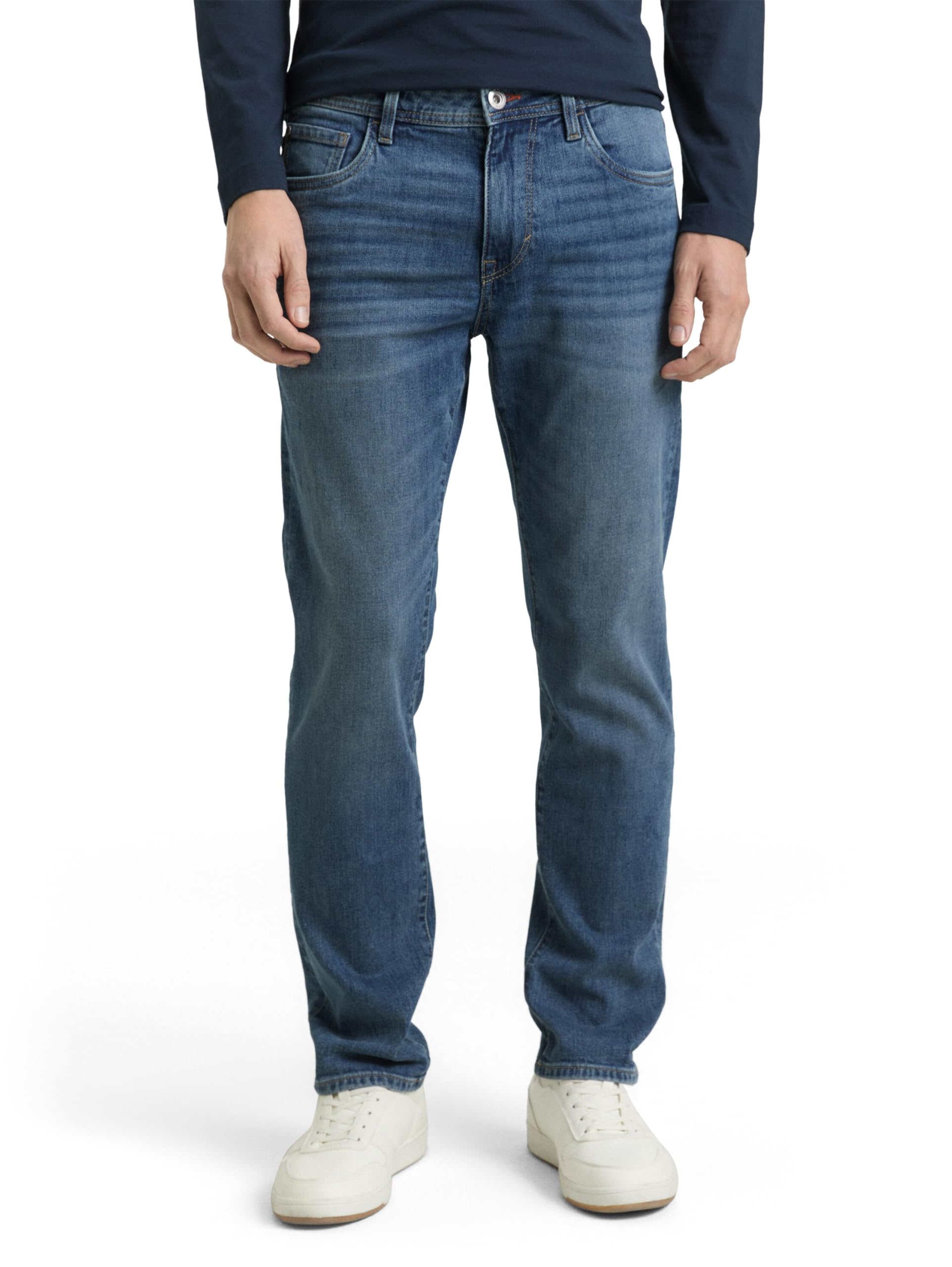Tom Tailor Herren TTMARVIN Straight Jeans mit Stretch