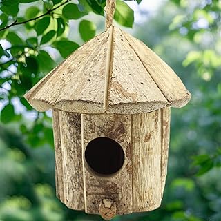 Wooden Birdhouses for Outside, Hanging Birdhouse, Cardinal Bird House Ne...