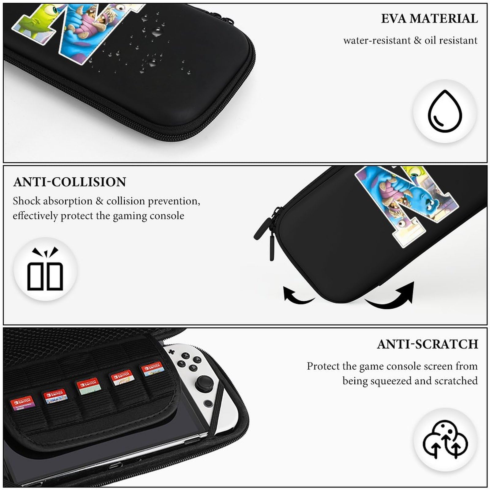 Amazon.co.jp: Switchケース モンスターズ インク マイク サリー