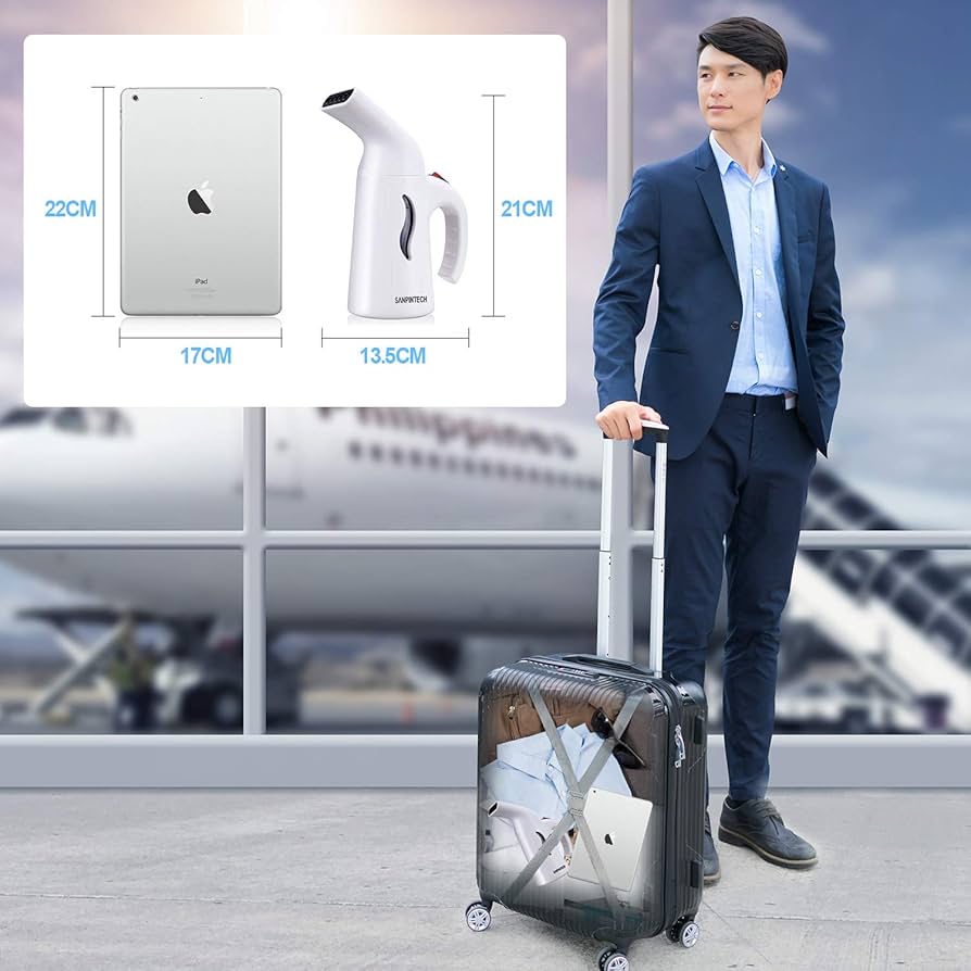 【美品】出張・旅行も安心！スマホサイズのスチームアイロン 新商品】出張・旅行も安心！スマホサイズのスチームアイロン