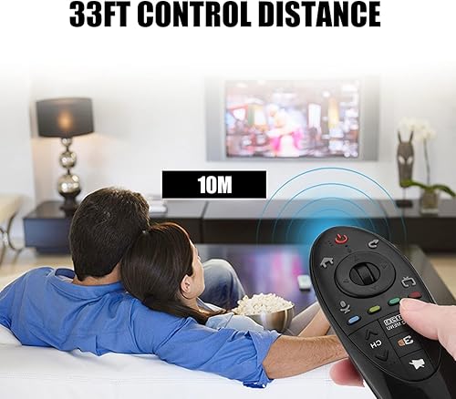 Miniatura 3 de Reemplazo de TV 3D Control remoto sin conflictos para LG TV 33 pies Control de distancia Durbale Televisión controlador para LG 3D TV AN-MR500G