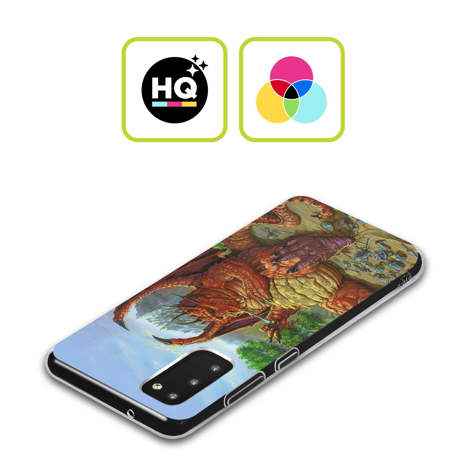 Head Case Designs Officially Licensed Ed Beard Jr Lunch with A Toothpick Dragons Gel Case [Military Grade Protection] Compatible with Samsung Galaxy S22+ 5G