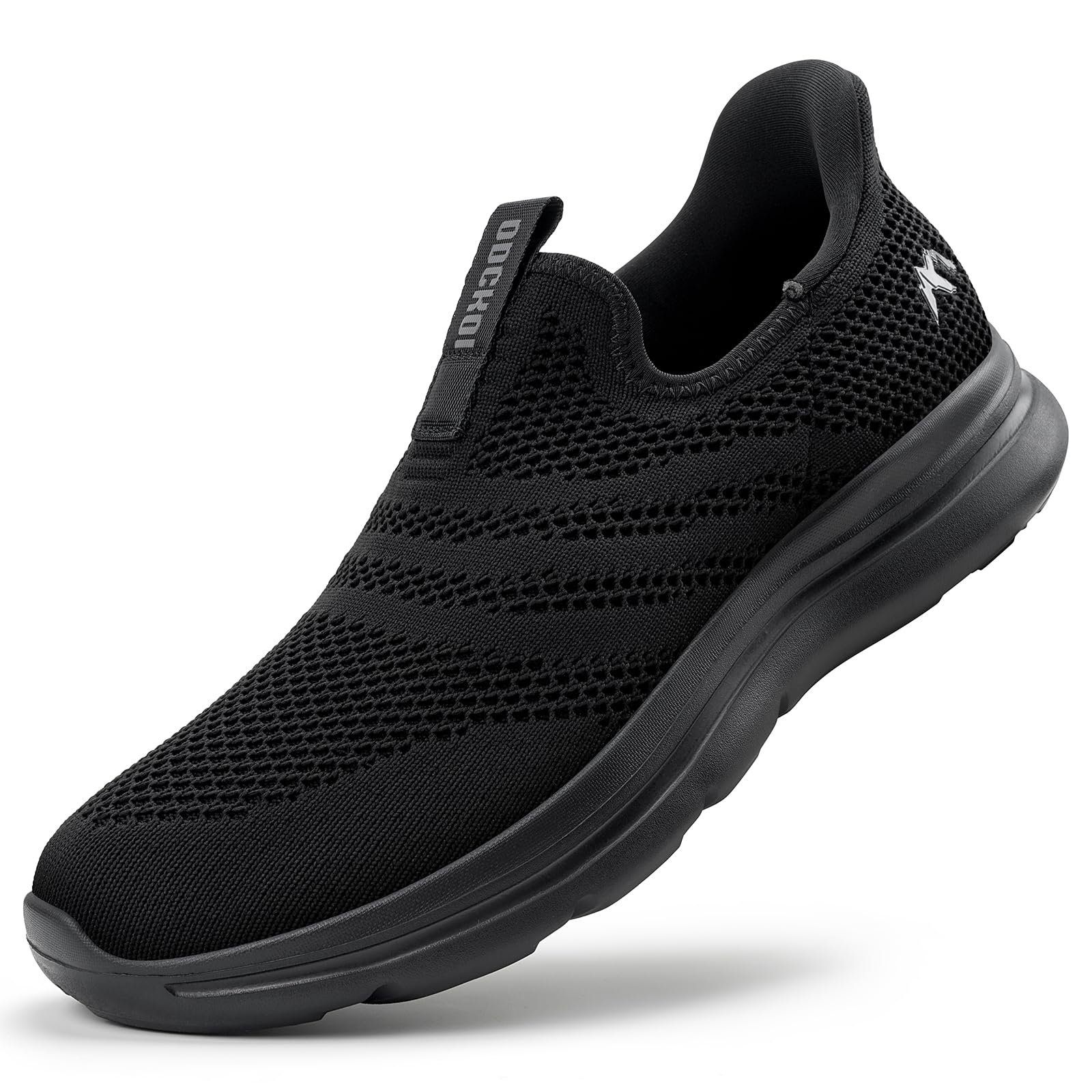 Men's Slip On Trainers Breathable Hands Free Walking & Running Shoes for Gym, Work & Daily Use Without Lightweight Cushion No Tie Design Laces Sports Sneaker-image-1