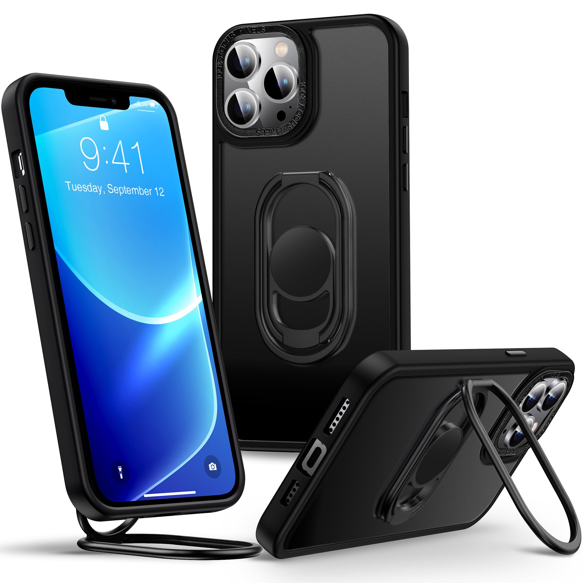 Shields Up iPhone 13 用 ケース リング付き : SHIELDS UP iPhone 13 用 ケース リング付き 耐衝撃