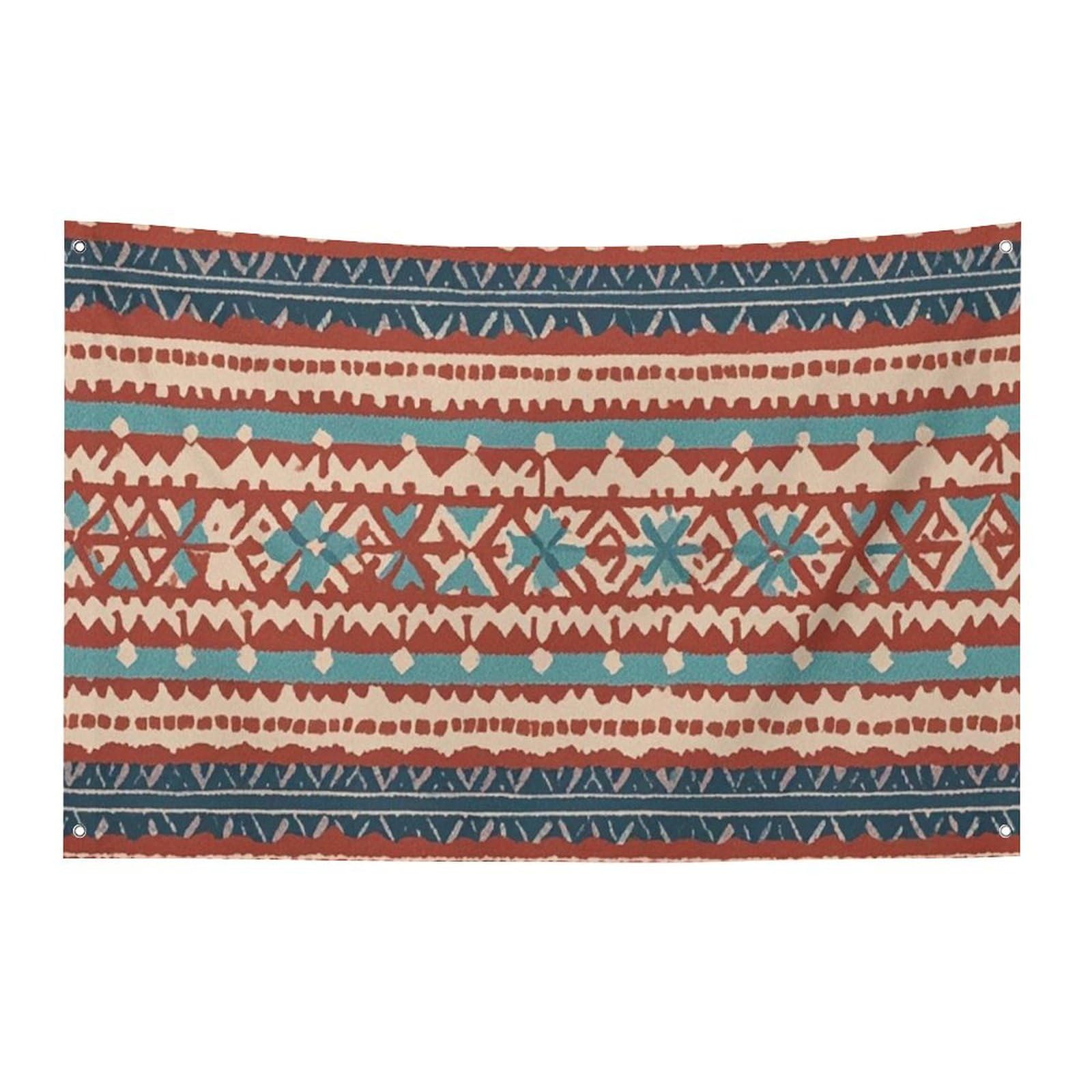 Drapeau de jardin en lin jacquard double face déco de printemps