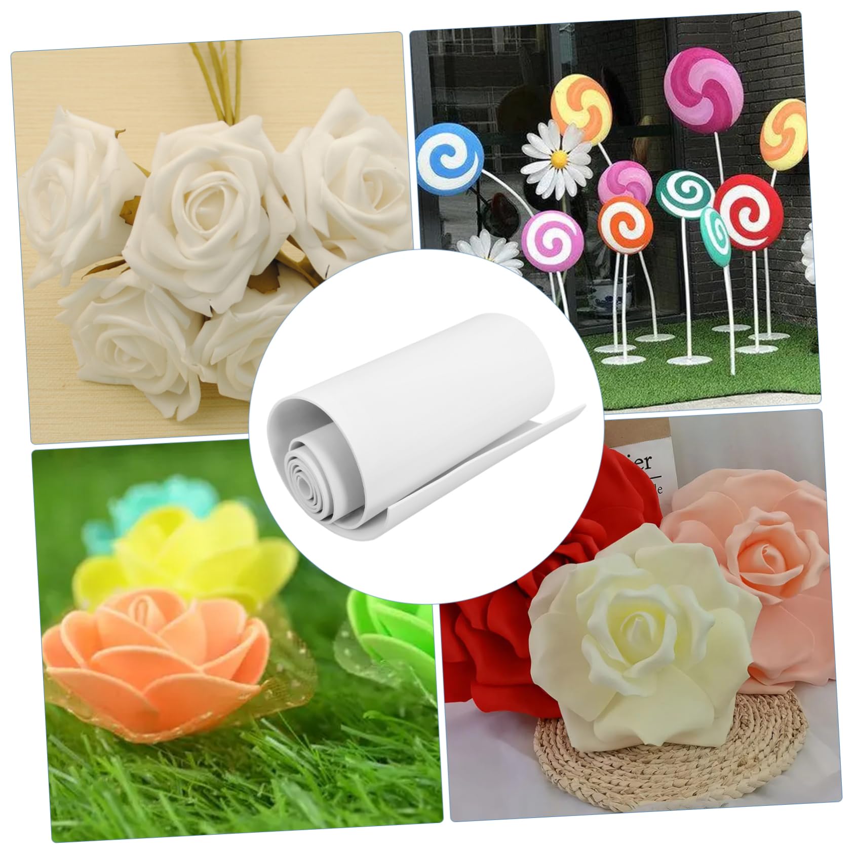 SHINEOFI 3 Rollos De Rollo De Espuma Flor Bloques De Espuma Modelo Material De Bricolaje Material De Cosplay Modelo Material Cosplay Material De La Prenda Eva