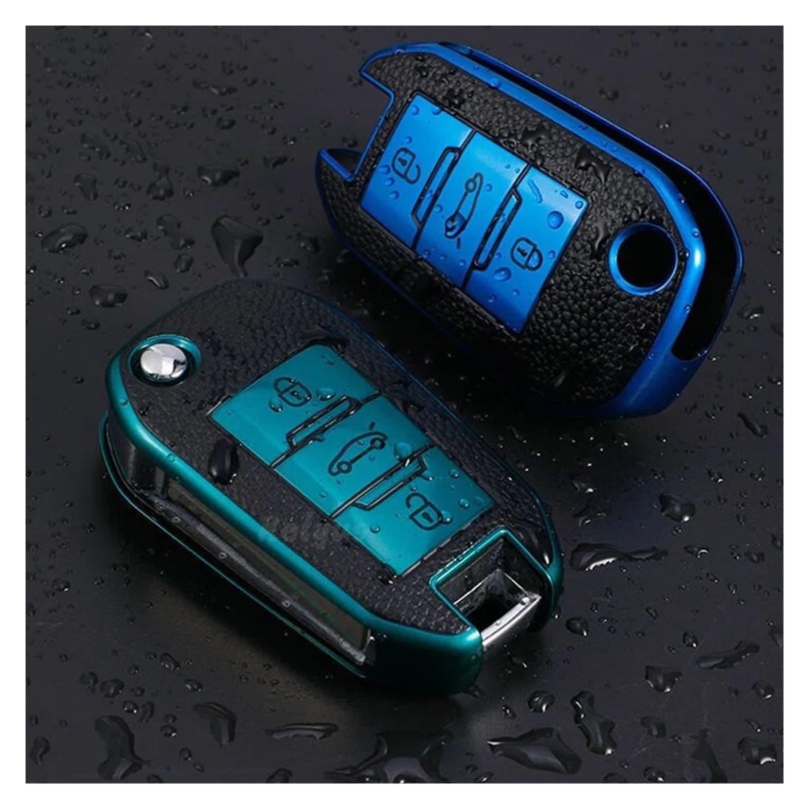Etui na kluczyk samochodowy TPU do Peugeot Citroen C3 C5