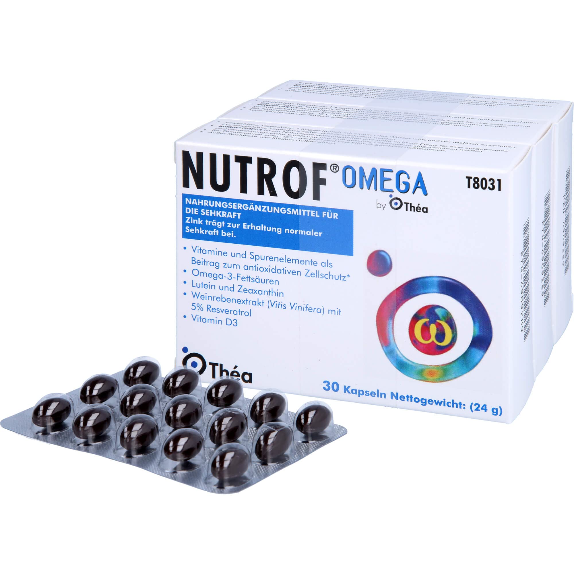Nutrof Omega Kapseln, 3X30 St