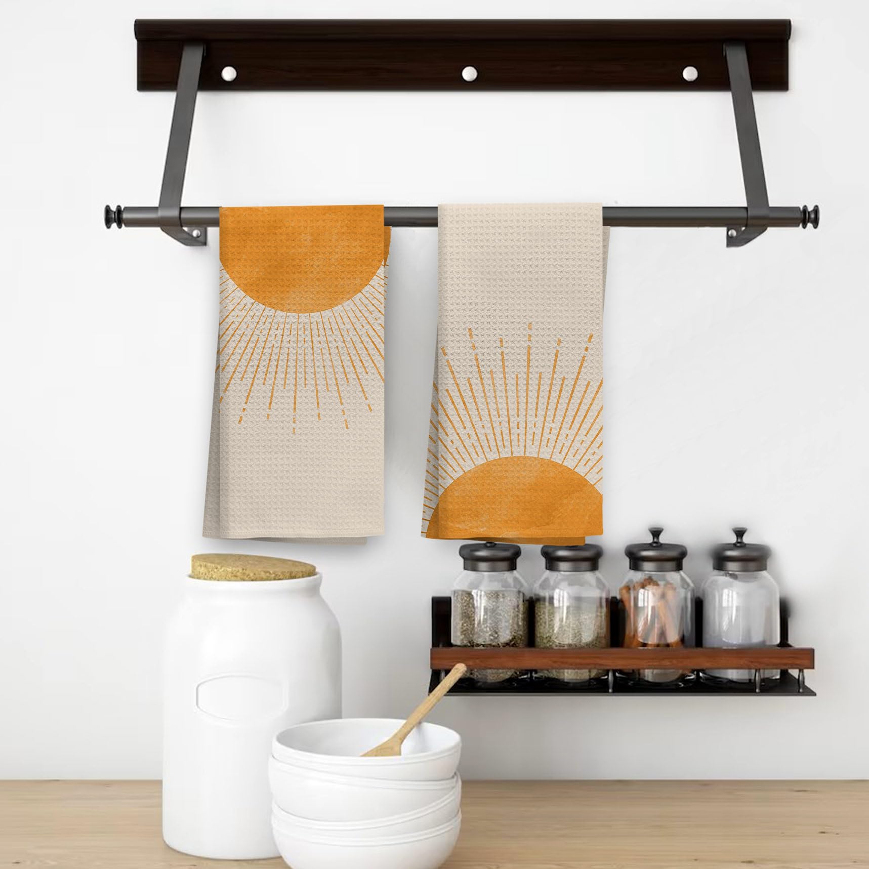 L'Atelier 17 Set spugna asciugamani bagno con ricami fiori Power Flow – MAISON CHIC